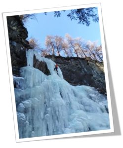 cascata di ghiaccio